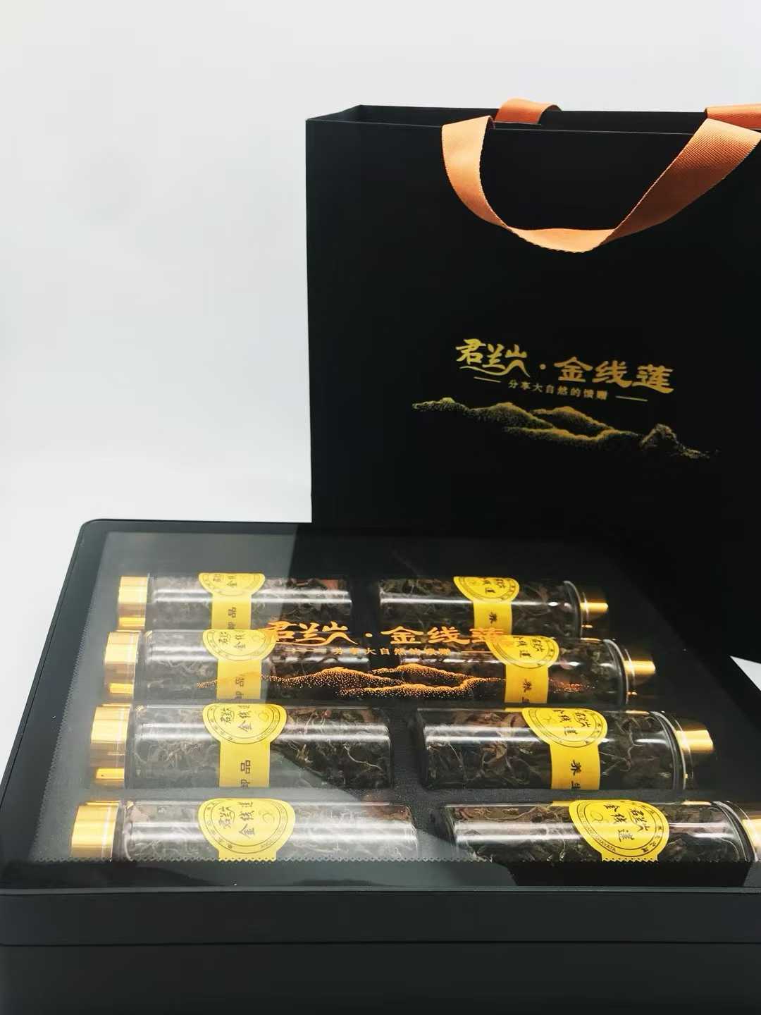 林下仿野生种植金线莲 清热解毒润肺止咳 护肝养肝增强免疫 美容养颜500克 | Semi-Wild Cultivated Anoectochilus Roxburghii - Heat-Clearing Detox Lung Liver Health Immunity Boost 500g