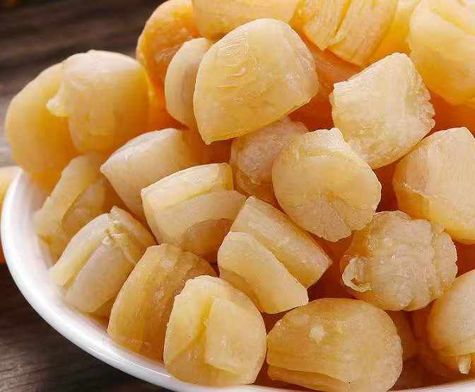 全干大干贝-特级淡晒干贝 高蛋白鲜味浓 煲汤海鲜干货 精选500克 | Premium Large Dried Scallops - Lightly Salted High-Protein Rich Flavor Soup Seafood 500g