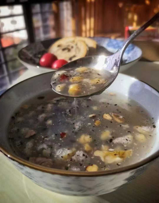 建宁坚果藕粉 纯天然无添加 补血养气 即冲即食营养早餐精选400克 | Jianning Lotus Root Starch with Nuts - Pure Natural No Additives Blood Nourishing Instant Breakfast 400g