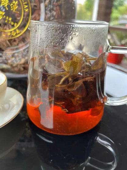 林下仿野生种植金线莲 清热解毒润肺止咳 护肝养肝增强免疫 美容养颜500克 | Semi-Wild Cultivated Anoectochilus Roxburghii - Heat-Clearing Detox Lung Liver Health Immunity Boost 500g