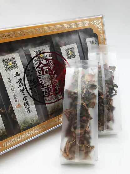 林下仿野生种植金线莲 清热解毒润肺止咳 护肝养肝增强免疫 美容养颜500克 | Semi-Wild Cultivated Anoectochilus Roxburghii - Heat-Clearing Detox Lung Liver Health Immunity Boost 500g