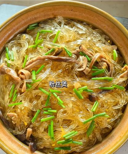 纯正地瓜粉丝 农家自制红薯粉 无添加无明矾 Q弹爽滑精选500克 | Pure Sweet Potato Vermicelli - Homemade No Additives No Alum Chewy Smooth 500g