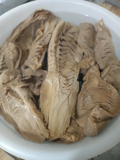 日晒白笋干 无盐全干毛笋尖 无硫磺笋味十足 农户精选500克 | Sun-Dried White Bamboo Shoots - Salt-Free Fully Dried Sulfur-Free Rich Flavor 500g