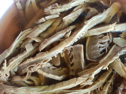 日晒白笋干 无盐全干毛笋尖 无硫磺笋味十足 农户精选500克 | Sun-Dried White Bamboo Shoots - Salt-Free Fully Dried Sulfur-Free Rich Flavor 500g