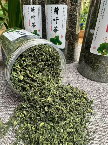特级荷叶茶 祛湿排毒 健脾养胃去湿气 养生茶500克 |  Premium Lotus Leaf Tea - Dampness Removal Detox Spleen Stomach Health Herbal Tea 500g