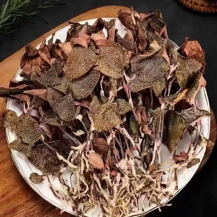 种植金线莲 养肝护肝降肝火 调和气血改善睡眠 养生茶500克 | Cultivated Anoectochilus Roxburghii - Liver Detox Blood Harmony Sleep Improvement Herbal Tea 500g