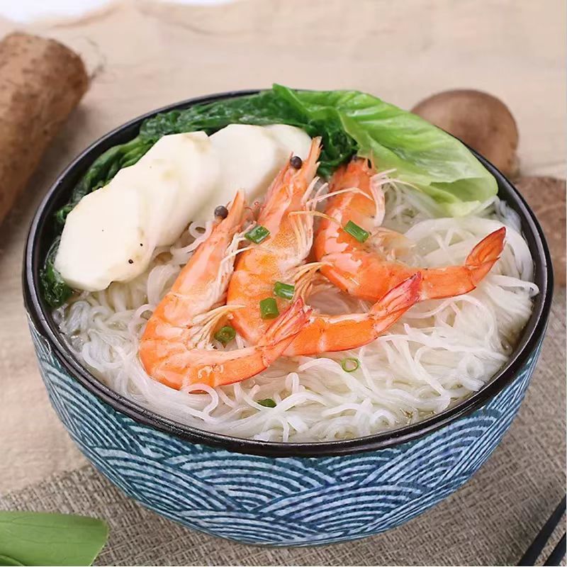 福州大粉干500克 传统手工米粉 Q弹顺滑 久煮不烂 无添加米线干货500克 ｜Fuzhou Thick Rice Noodles 500g - Traditional Handmade Rice Vermicelli Chewy Smooth No Additives