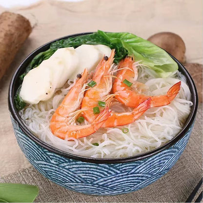 福州大粉干500克 传统手工米粉 Q弹顺滑 久煮不烂 无添加米线干货500克 ｜Fuzhou Thick Rice Noodles 500g - Traditional Handmade Rice Vermicelli Chewy Smooth No Additives