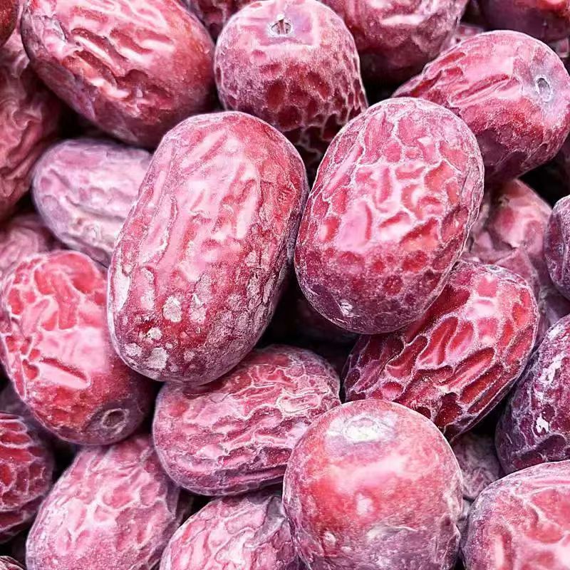 新疆若羌灰枣 特级吊干红枣 原生态未清洗 香甜软糯滋补干果500克 ｜Xinjiang Ruoqiang Grey Jujube - Premium Dried Red Dates Natural Unwashed Sweet Soft Nutritious 500g