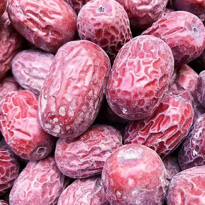 新疆若羌灰枣 特级吊干红枣 原生态未清洗 香甜软糯滋补干果500克 ｜Xinjiang Ruoqiang Grey Jujube - Premium Dried Red Dates Natural Unwashed Sweet Soft Nutritious 500g