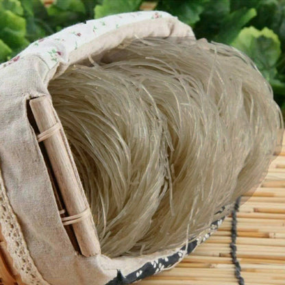 纯正地瓜粉丝 农家自制红薯粉 无添加无明矾 Q弹爽滑精选500克 | Pure Sweet Potato Vermicelli - Homemade No Additives No Alum Chewy Smooth 500g