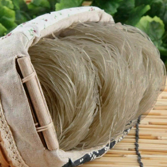 纯正地瓜粉丝 农家自制红薯粉 无添加无明矾 Q弹爽滑精选500克 | Pure Sweet Potato Vermicelli - Homemade No Additives No Alum Chewy Smooth 500g